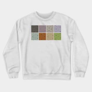 Houndstooth Swatch Blocks Crewneck Sweatshirt